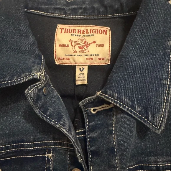 True Religion Indigo Denim Jacket - Picture 3 of 5